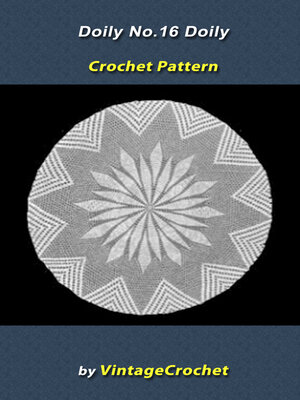cover image of Doily No.16 Vintage Crochet Pattern
